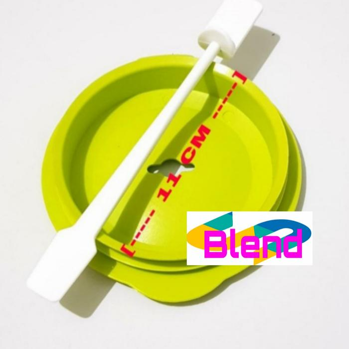 Tutup HIJAU+Sendok Gelas Juice Model Miyako/National/Sanex Blender Jar - B0049
