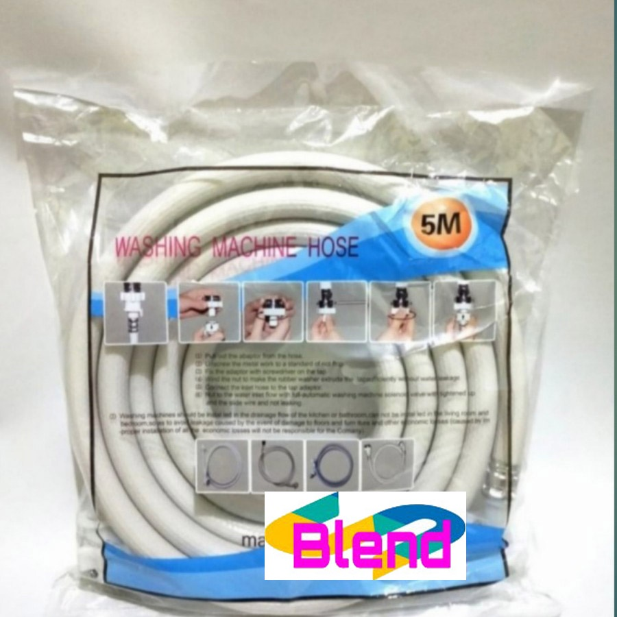 Selang Inlet 5 Meter Mesin Cuci MULTI - Slang Masuk Air 5M - D0014