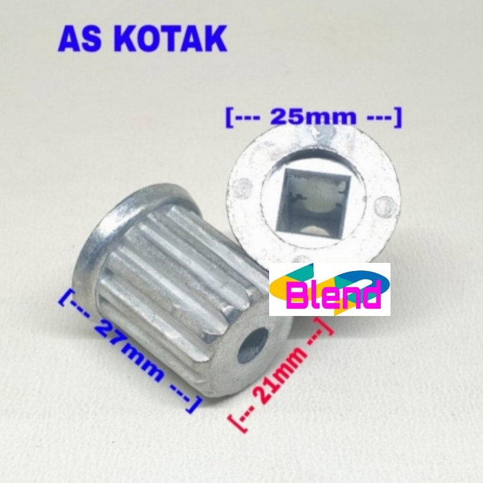 Inti Pulsator AS KOTAK Mesin Cuci/Gear Gigi Gerigi Pullysator - D0052