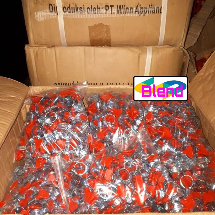 Klem Selang Gas Air Winn Gas 7/8" Hose Clamp Cincin Pengunci Selang Kompor Gas - A0143
