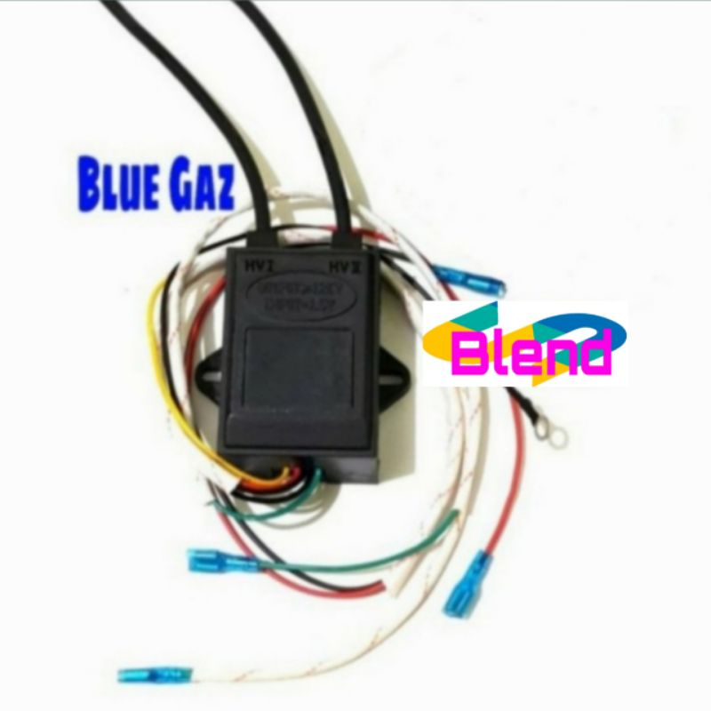 Pemantik Elektrik Blue Gaz DC 2 Out Kompor Gas/SparkUnit/Modul Pematik - A0103