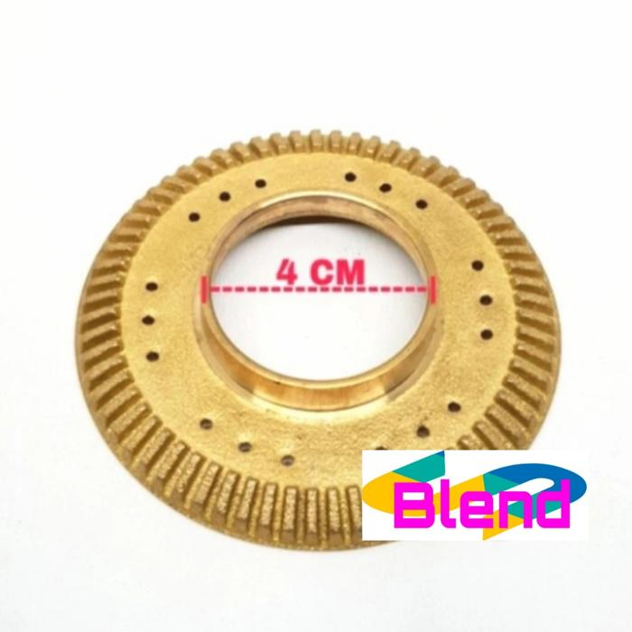 Burner Model Cosmos Kiri - Kuningan Kompor Gas - Tungku Ring Api - A0205