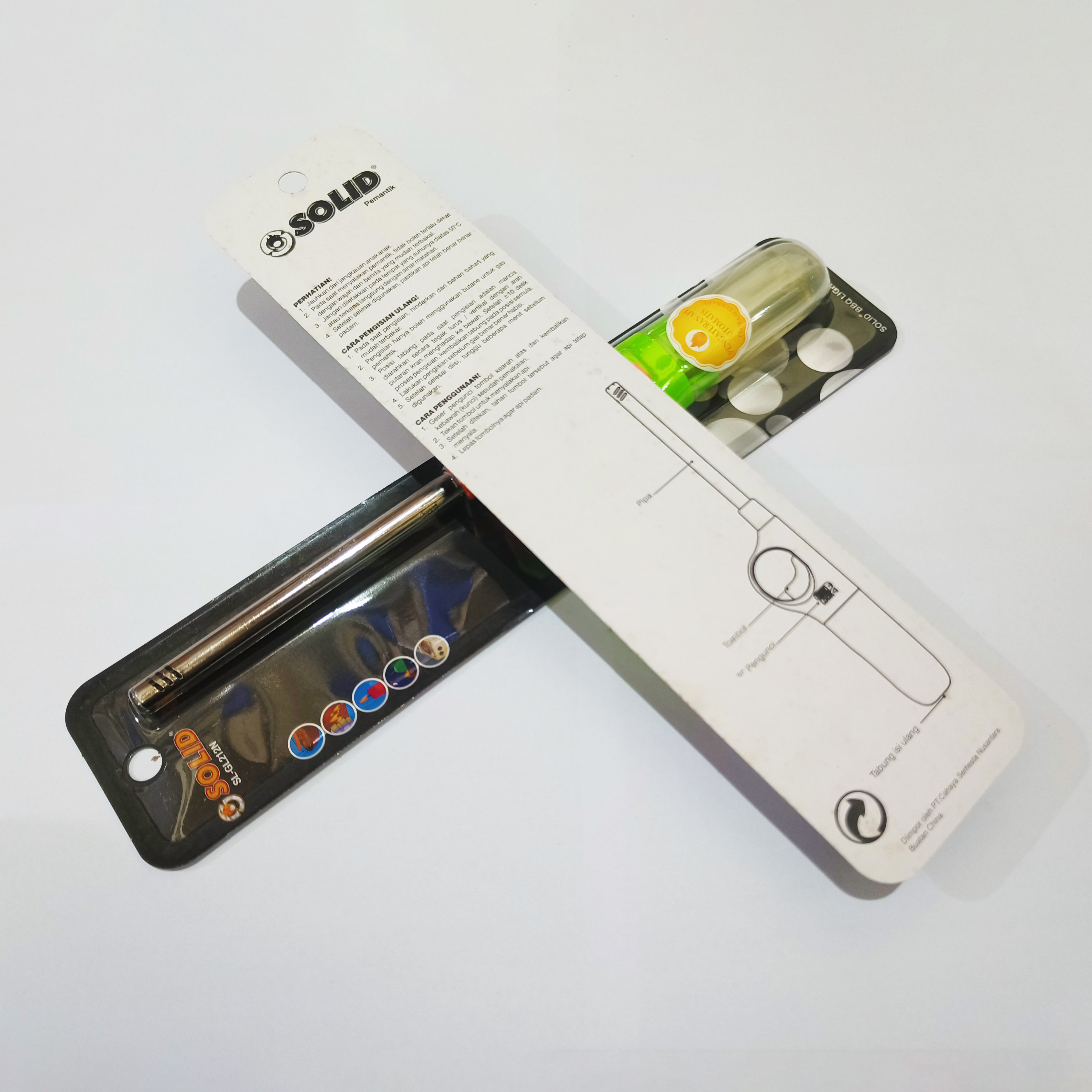 Korek Gas Premium Solid Korek Api Panjang - A0145