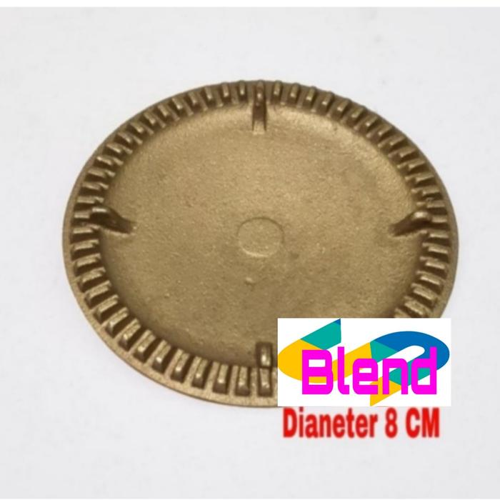 Burner Model Quantum Kecil 80 MM Kompor Gas/Ring Api Kuningan 8 CM - A0025
