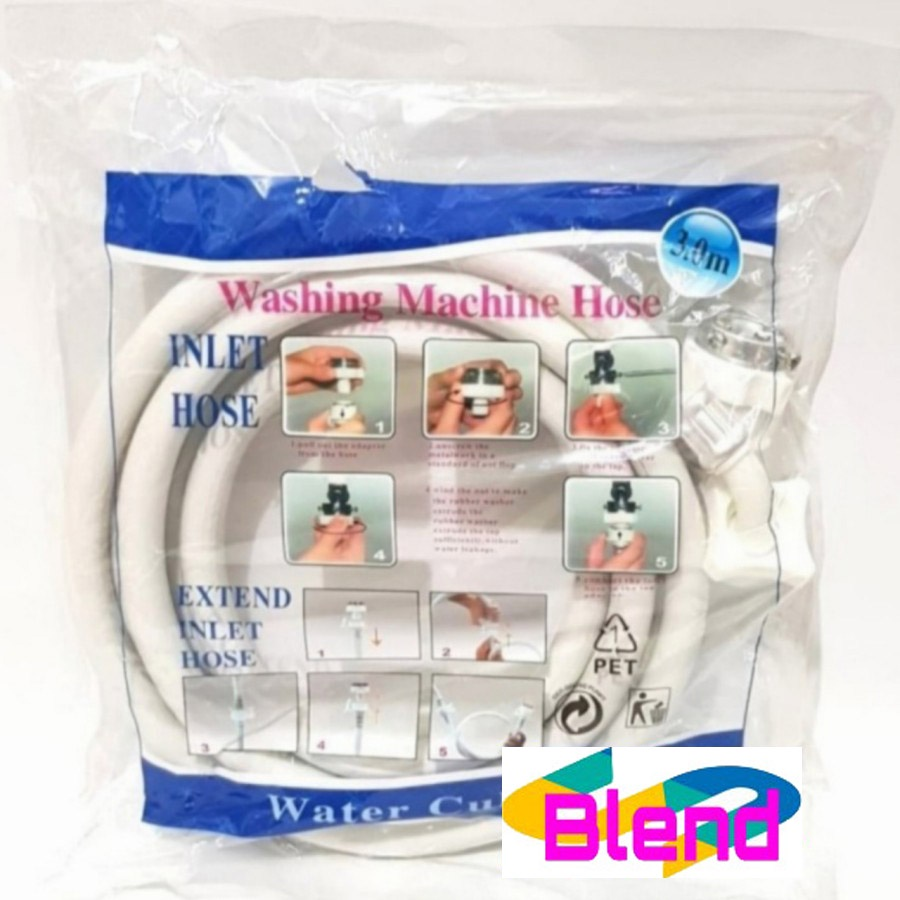 Selang Inlet 3 Meter Mesin Cuci MULTI-Slang Masuk Air 3M - D0013