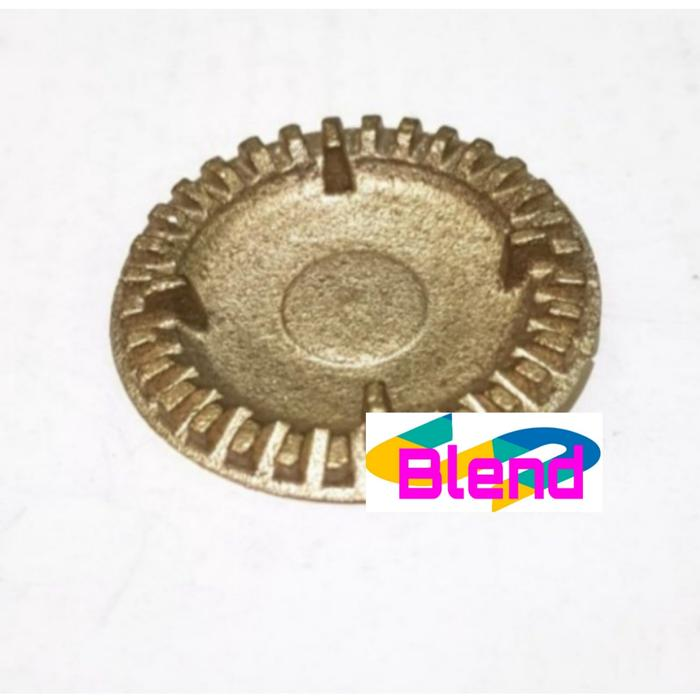 Burner Api lilin Model Quantum No.7-Kompor Gas/Ring Api Kecil Kuningan - A0053