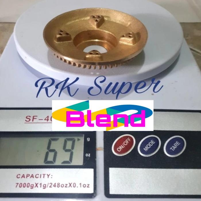 Burner Model Rinnai Kecil SUPER/Kiri Kompor Gas 522 C/E Tungku Api Kuningan - A0003