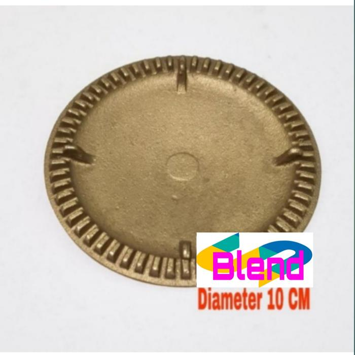 Burner Model Quantum Besar 100 MM Kompor Gas/Ring Api Kuningan 10 CM - A0026
