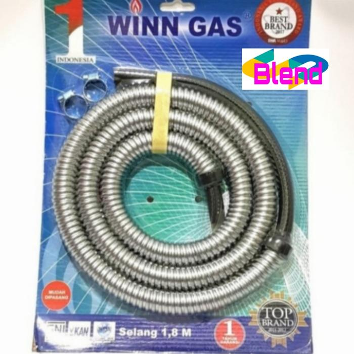 Winn Gas Selang Metal Flexible Pengaman Selang Regulator/Anti Tikus - A0186