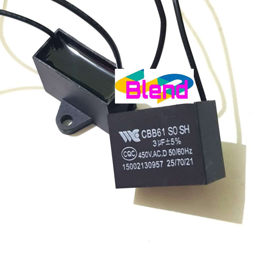 PREMIUM Kapasitor Kipas uf 3 Mikro - Capasitor 3.0 kipas/Pompa Air - C0047