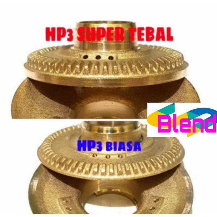 Burner Hp3 SUPER TEBAL Kuningan Kompor Gas Hitachi Todachi TDC Kecil - A0021