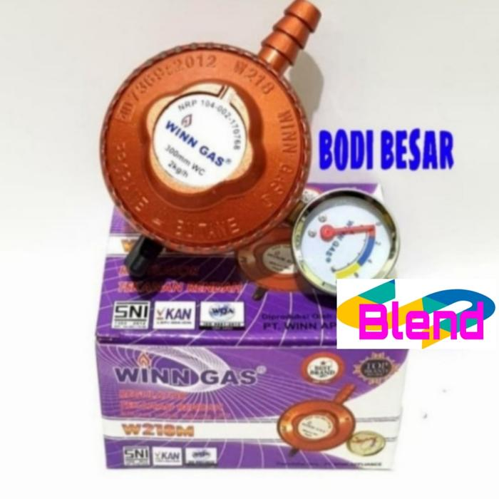 Winn Gas Regulator BODY BESAR meter-Tekanan Rendah/Kepala Gas Meteran - A0198