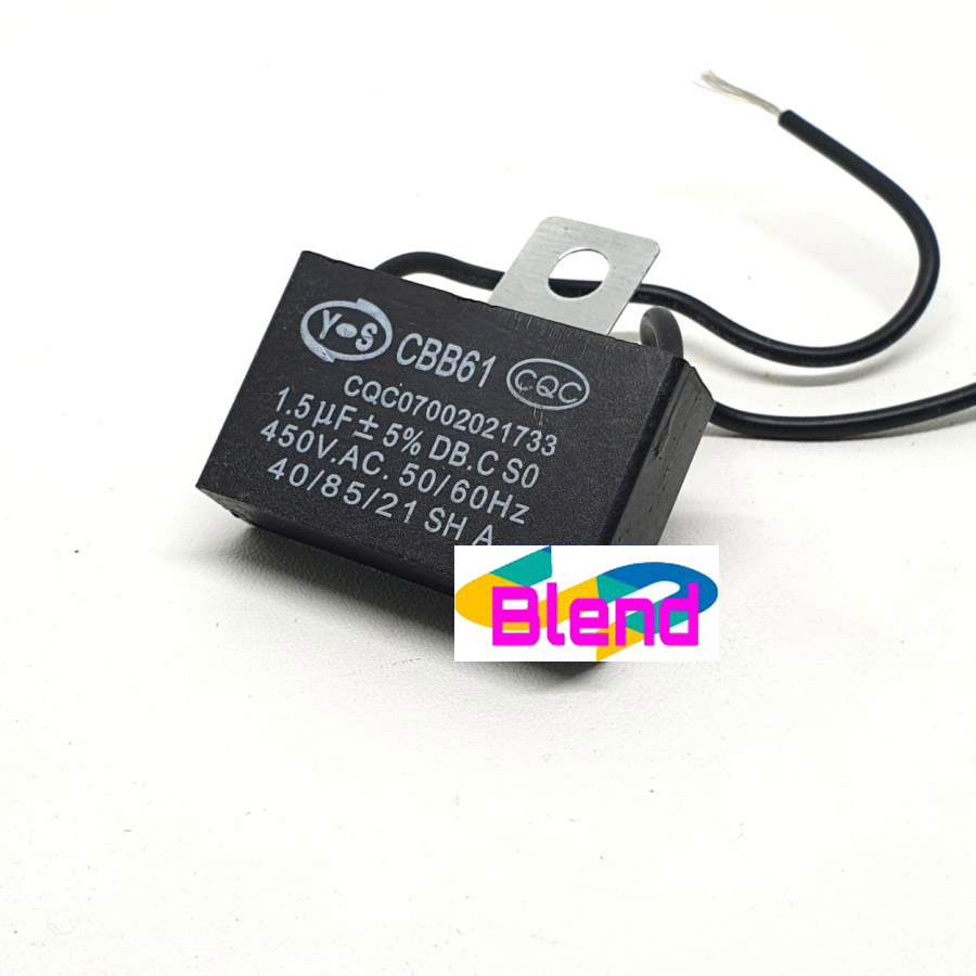 Kapasitor Kipas uf 1,5 Mikro - Capasitor 1.5 spare part kipas angin - C0043
