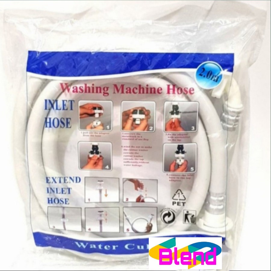 Selang Inlet 2 Meter Mesin Cuci MULTI-Inlet Hose Slang Masuk Air 2M - D0012