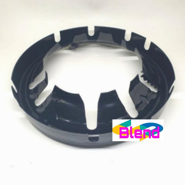 Tatakan Anti Angin HITAM Kompor Gas/Cover Tungku Dudukan Hemat Gas - A0225