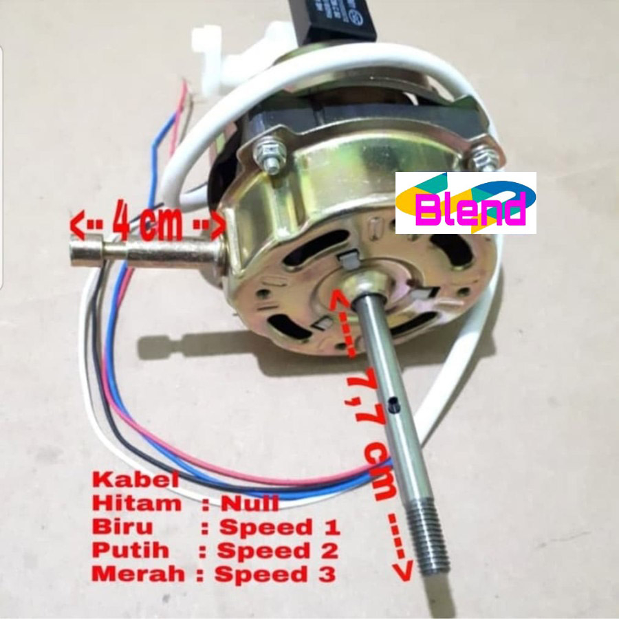 Dinamo Motor Kipas Angin Model MIYAKO 12/16 inch - Tiang Leher Pendek - C0005