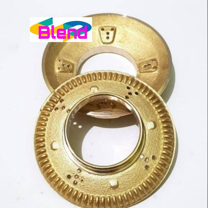 Burner Model Rinnai BESAR LAMA BLONG - Ring Api Kuningan Kompor Gas - A0012