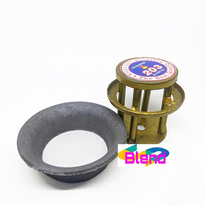 Kepala+Ring Kompor Mawar 203 / Body+Mangkok Semawar Joss High Pressure - A0297