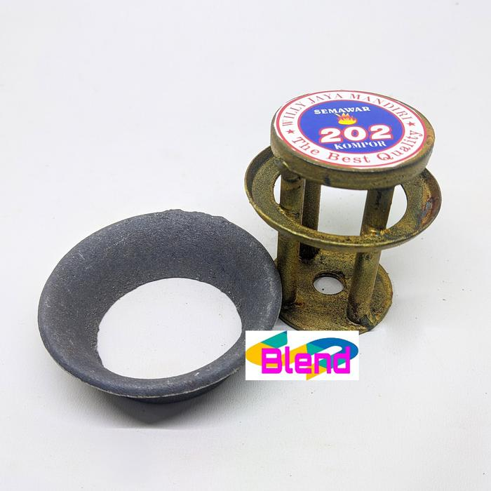 Kepala+Ring Kompor Mawar 202 / Body+Mangkok Semawar Joss High Pressure - A0296