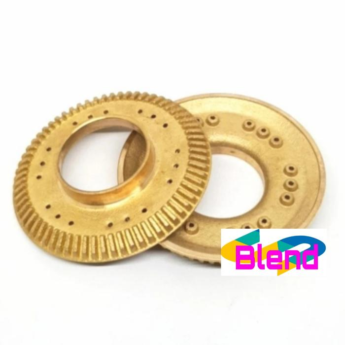 Burner Model Cosmos Kiri - Kuningan Kompor Gas - Tungku Ring Api - A0205