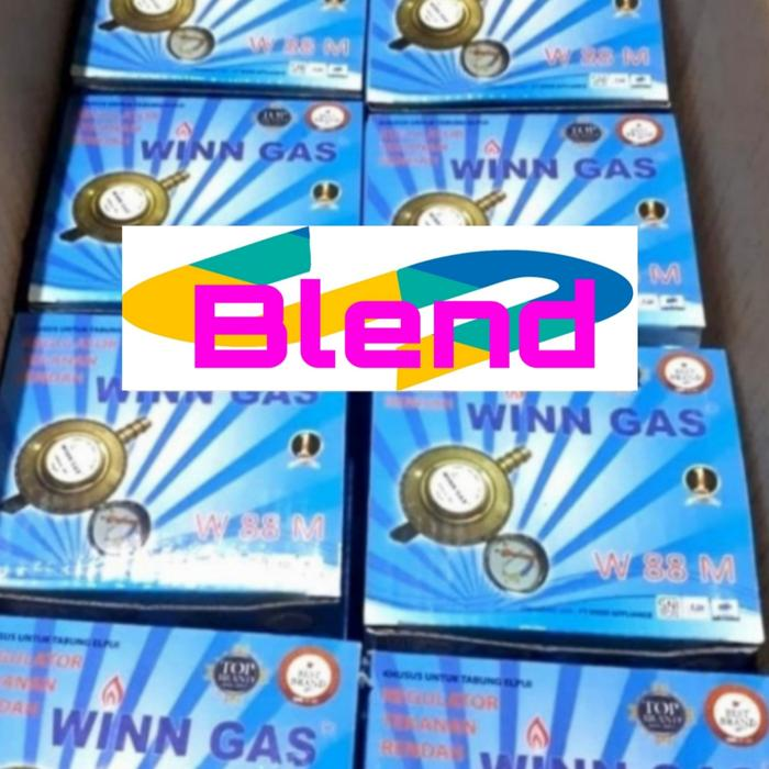 Winn Gas Regulator+Meter BODY KECIL Tekanan Rendah Kepala Gas Tekva - A0176