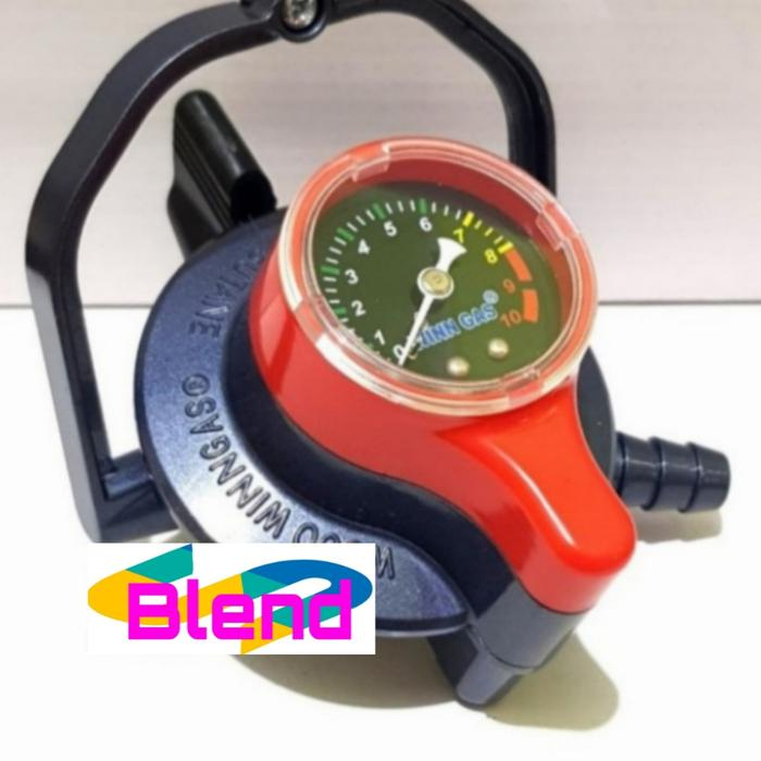 WINN GAS Regulator W 900 M Meter Triple Lock/ Tiga Pengunci Pengaman - A0180