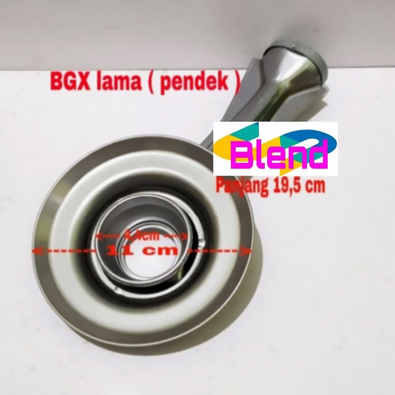 Cerobong Bgx Pendek Stainless Kompor Gas Model Rinnai tornado/Turbo - A0063