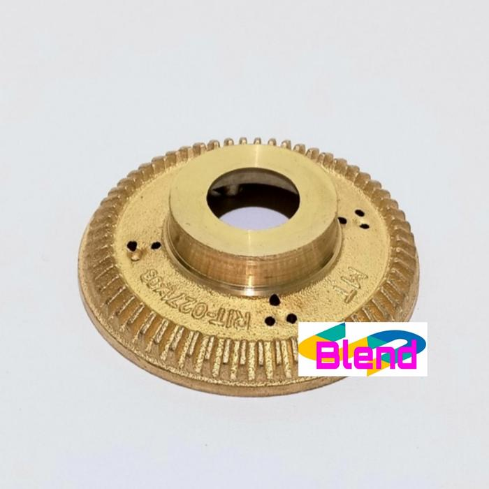 Burner Model Rinnai Kecil SUPER TEBAL/Kiri Kompor Gas 522 C/E Tungku Api Kuningan - A0004