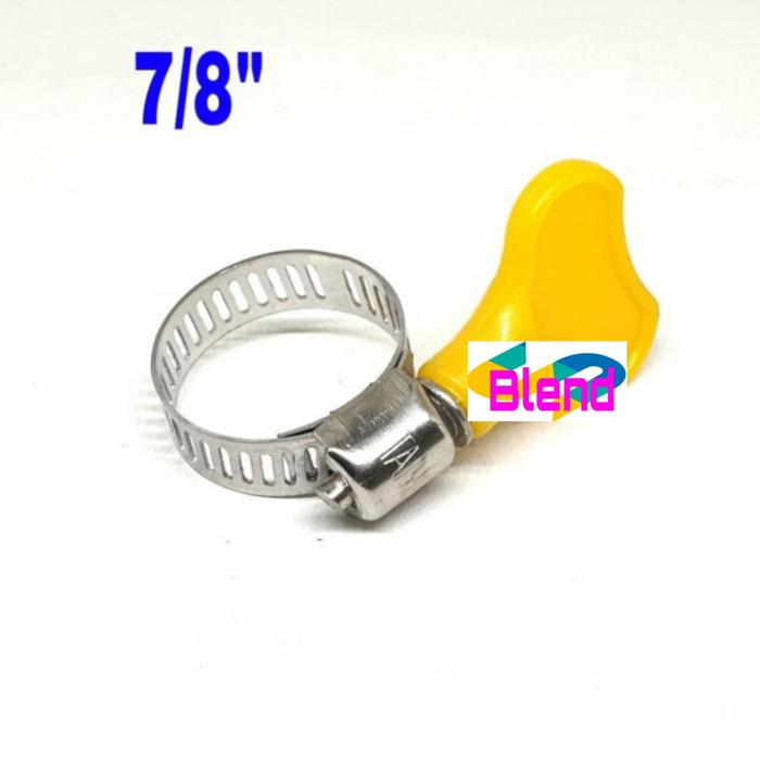 Klem KUPING 7/8"-Cincin Pengunci Selang Regulator Gas/Air 7/8 Inch - A0220