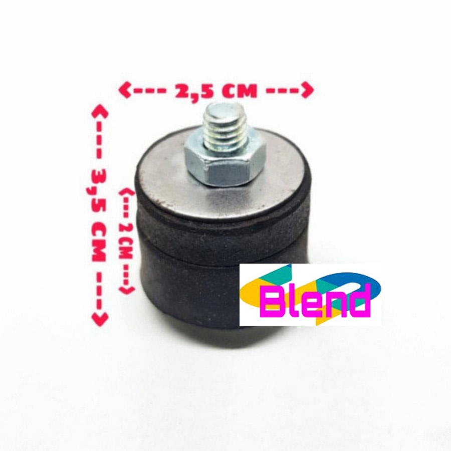 Kaki Karet Dinamo WASH/PENCUCI Dudukan Motor Mesin Cuci - D0099