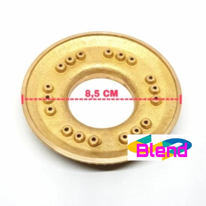 Burner Model Cosmos Kiri - Kuningan Kompor Gas - Tungku Ring Api - A0205