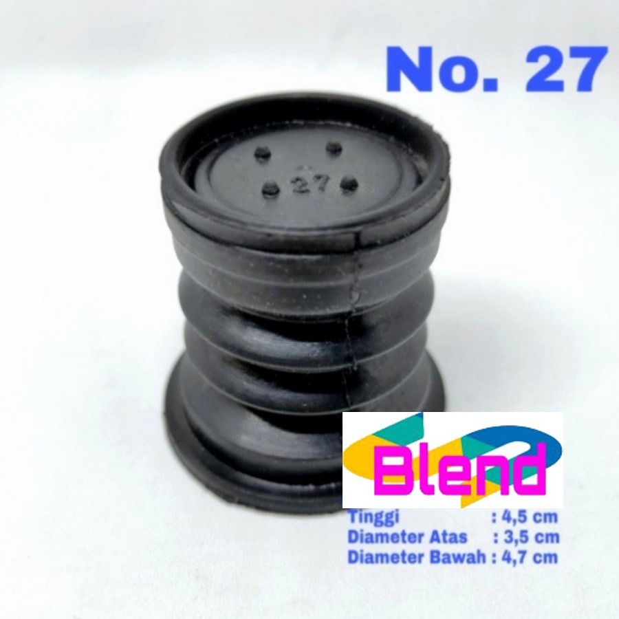 Seal Below MULTI No.27-Klep Drain/Sil Karet Pembuangan Air Mesin Cuci - D0034