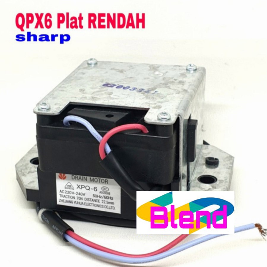 Motor Drain XPQ-6 PLAT RENDAH Model Sharp/Motor Buang Air Mesin Cuci - D0184