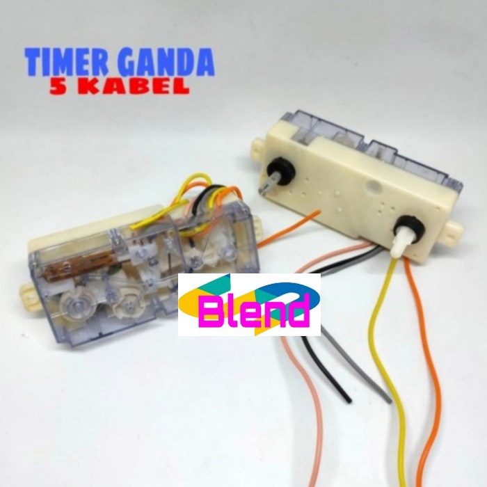 Timer Double 5 Kabel Mesin Cuci MULTI Dobel/Ganda - D0025