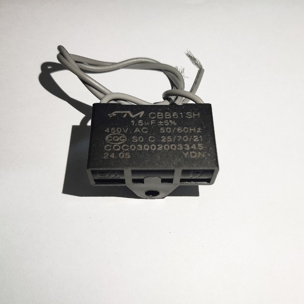 Kapasitor Kipas uf 1,5 Mikro - Capasitor 1.5 spare part kipas angin - C0043