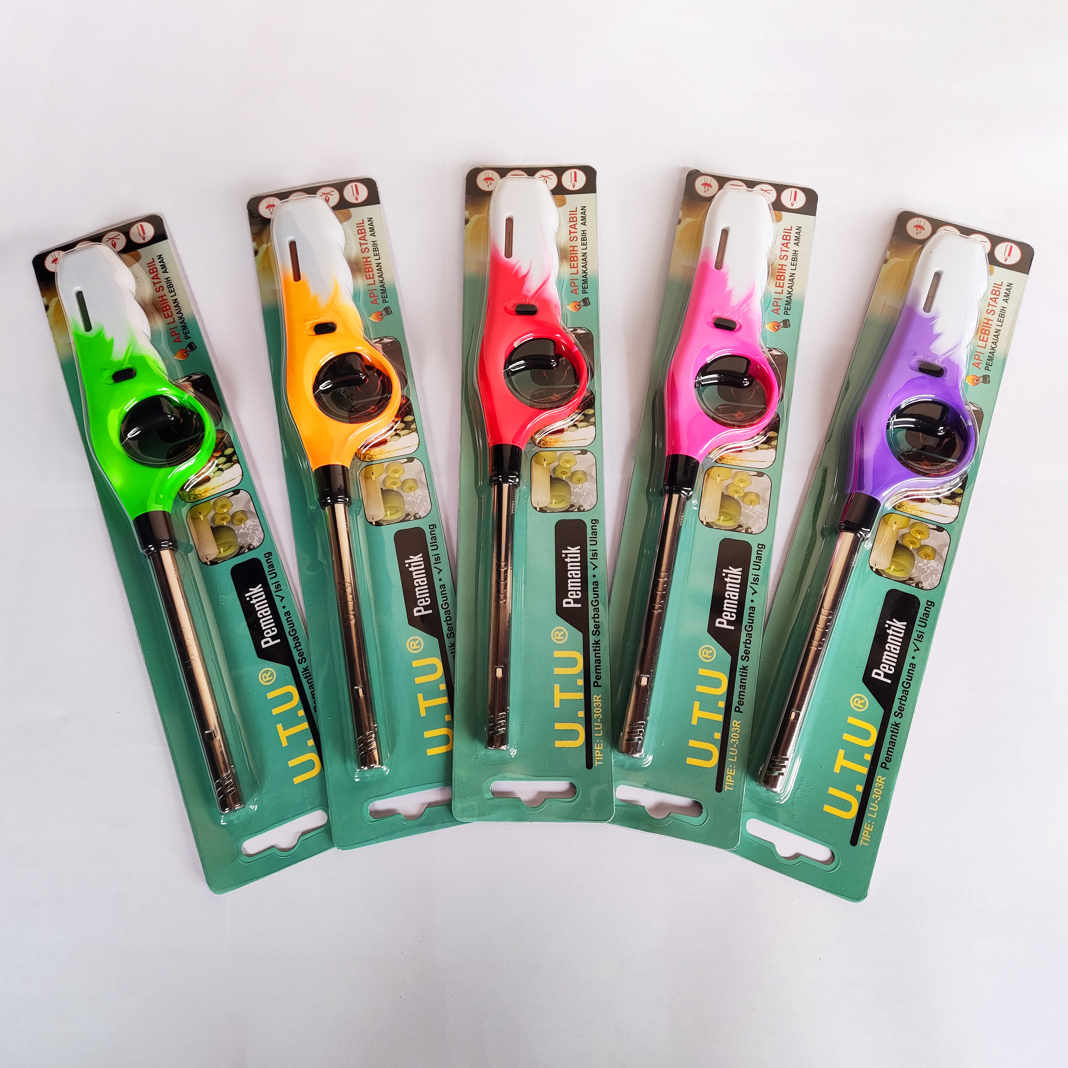 Korek Gas Api Panjang Lighter BBQ Korek Utu Pemantik - A0144