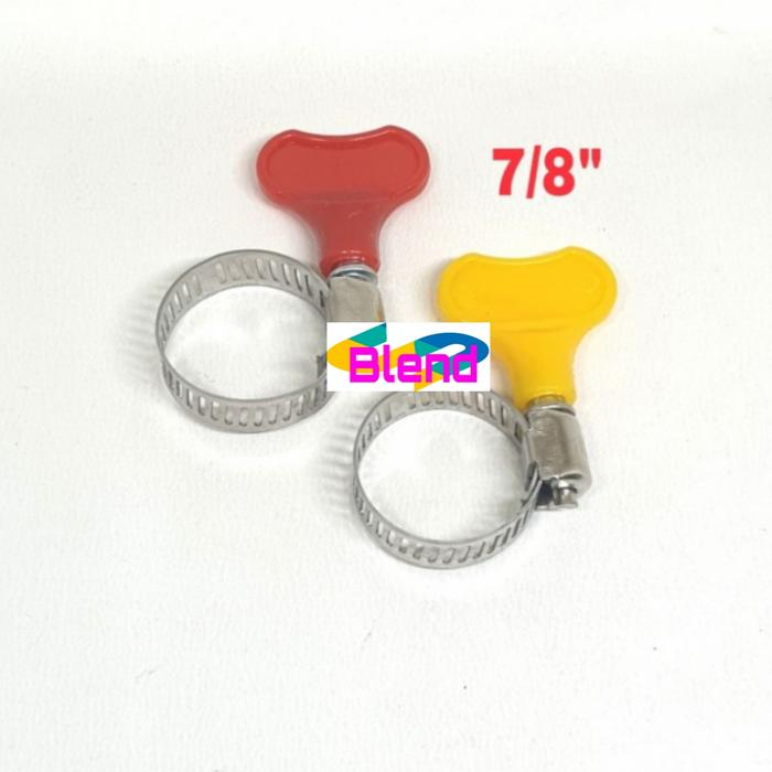 Klem KUPING 7/8"-Cincin Pengunci Selang Regulator Gas/Air 7/8 Inch - A0220