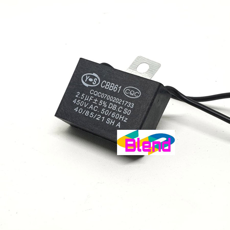 Kapasitor Kipas uf 2,5 mikro Spare Part Kipas Angin - C0046
