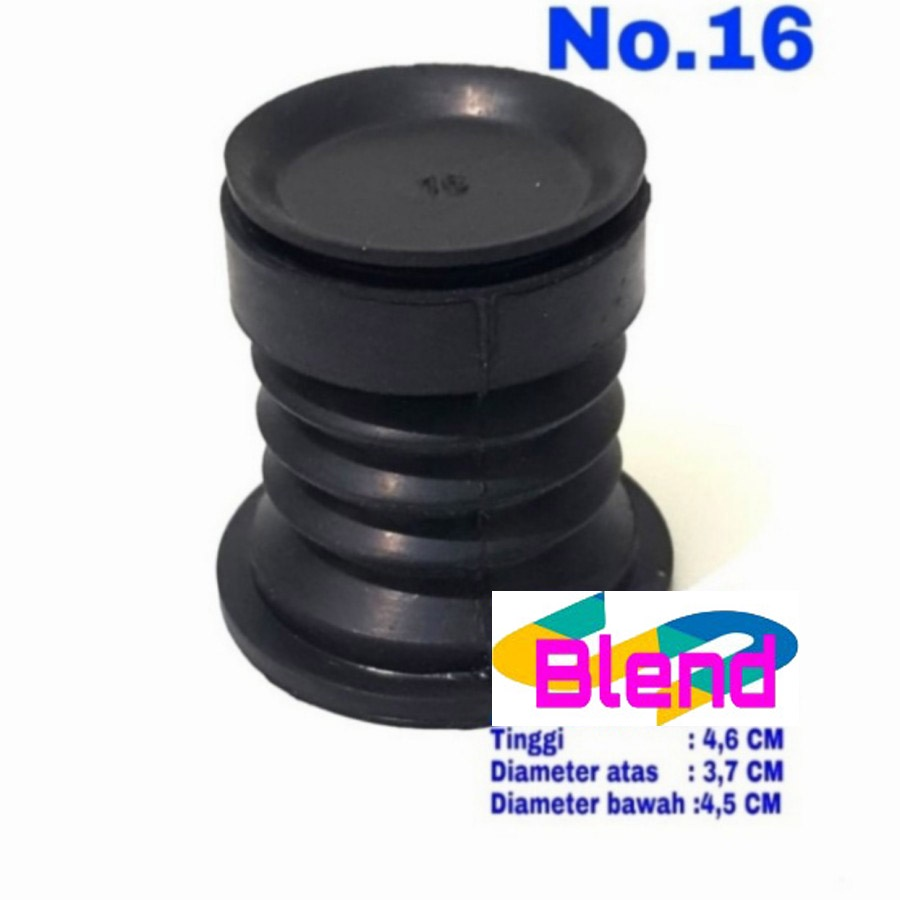 Seal Below MULTI No. 16-Klep Drain/Sil Karet Pembuangan Air Mesin Cuci - D0030