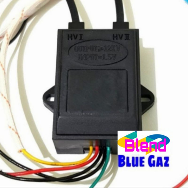 Pemantik Elektrik Blue Gaz DC 2 Out Kompor Gas/SparkUnit/Modul Pematik - A0103