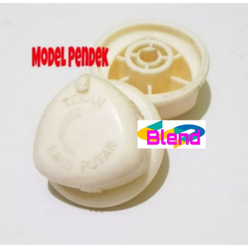 Knop Pendek Model Quantum Putih-Tombol Putaran Kompor Gas Elektrik - A0083