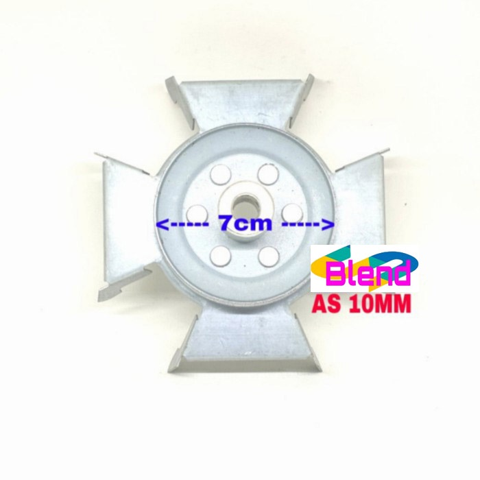 Pully Wash 7cm AS 10 MM BABET/Puli Cakram Kipas Dinamo Mesin Cuci - D0135
