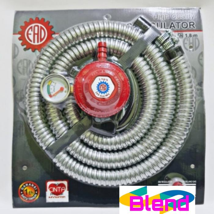 FAD Regulator SNI Paket Selang 1,8 Flexible/Flex Pengaman Plus Meter - A0171