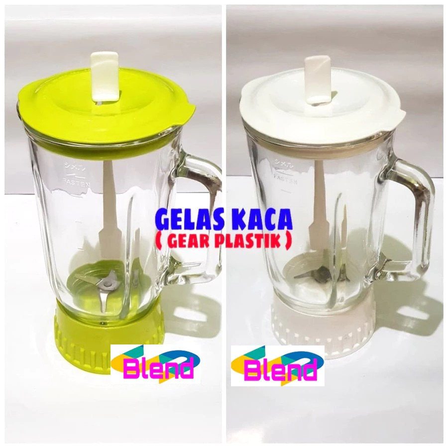 Gelas KACA SET Blender Model MIYAKO BARU-Pisau Jus BL 101-102-301-152