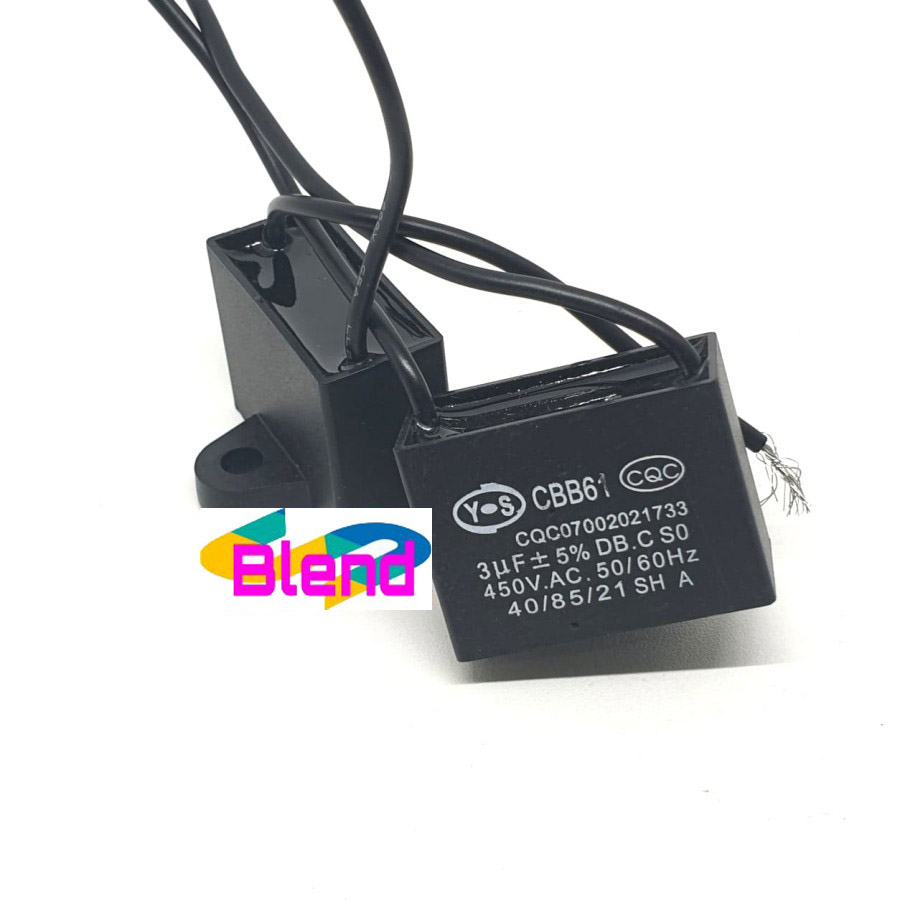 PREMIUM Kapasitor Kipas uf 3 Mikro - Capasitor 3.0 kipas/Pompa Air - C0047