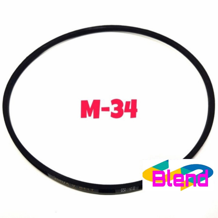 Vbelt M34 Mesin Cuci Multi/Vanbelt-Fanbelt-Van Fan V Belt/Panbel M-34 - D0159