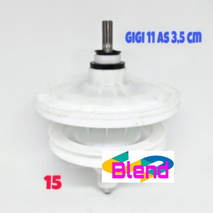 Gearbox Mesin Cuci No.15 Model Akari AS GIGI 11 3,5 cm/Girbox AKR 11Z - D0086