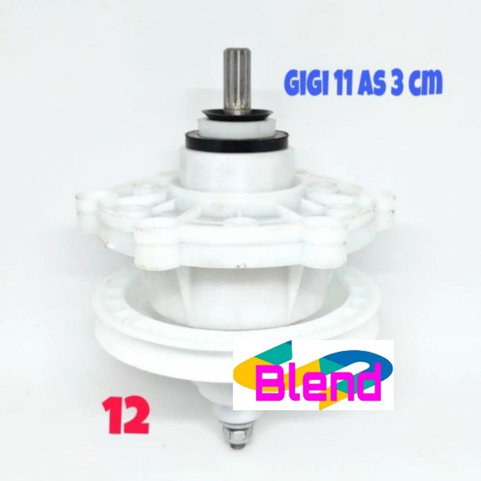 Gearbox Mesin Cuci No.12 Model Panasonic AS GIGI 11 3 cm/Gear box Nat - D0083