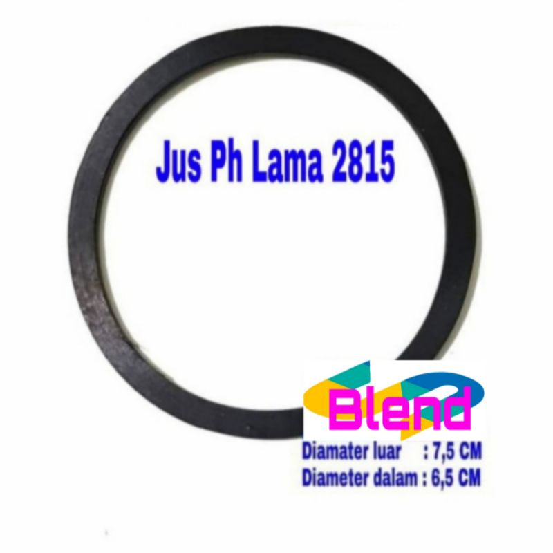Seal Blender JUS Philips Lama 2815/Karet Paking Pisau Gelas JUICE - B0095