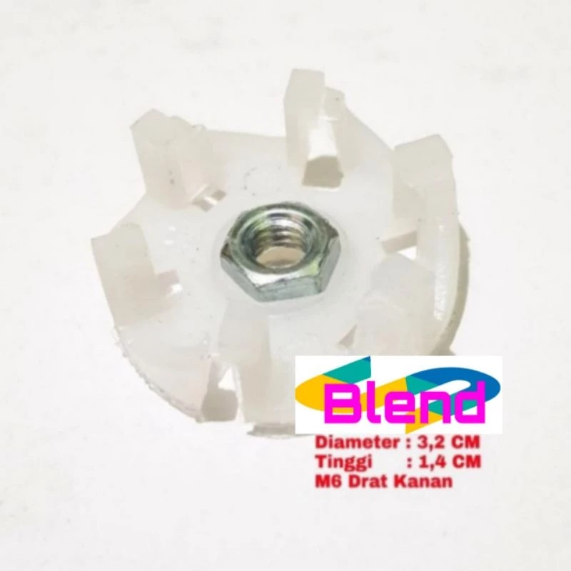 Kopel Blender Maspion M6 As/Drat Besar-Gear Gigi Copel Pisau Mounting